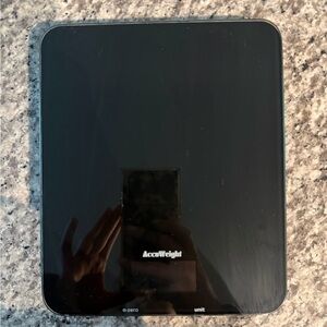 AccuWeight Food Scale in Black